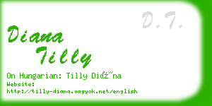 diana tilly business card